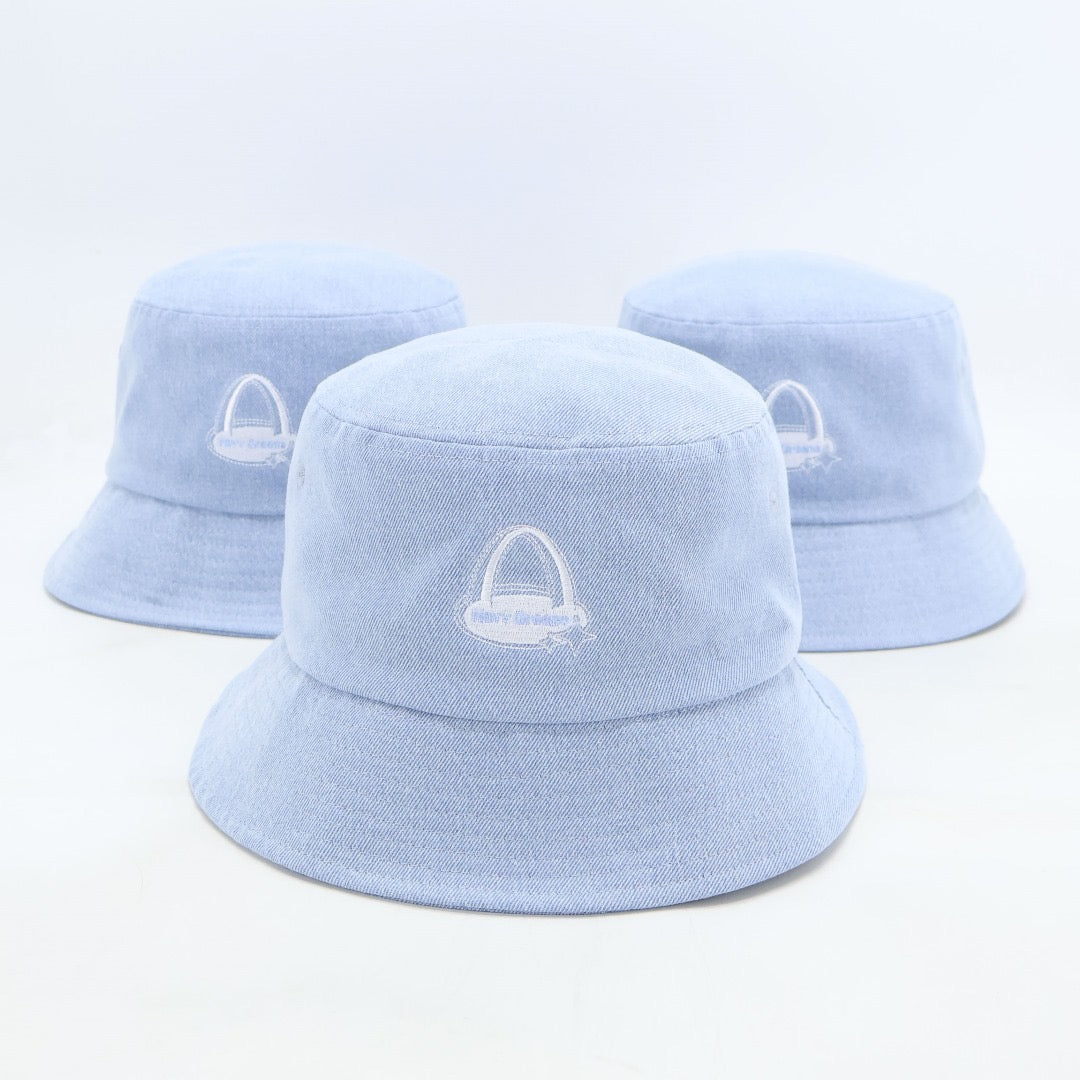 Shift Leader Bucket Hat-Blue Denim